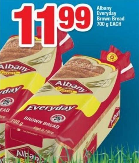 Albany Everyday Brown Bread 700g Offer At Ok Foods