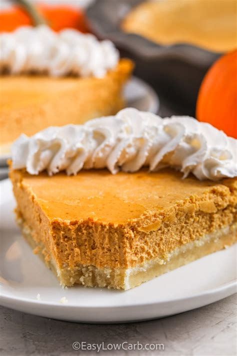 Keto Pumpkin Cheesecake Easy Almond Crust Easy Low Carb