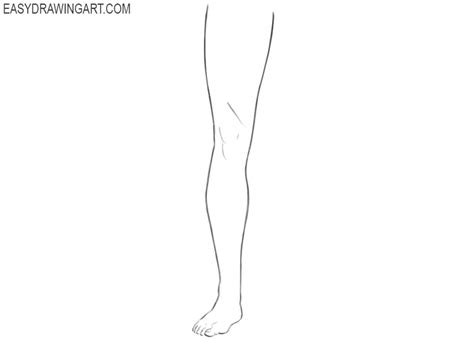 How To Draw Legs Easy Drawing Art