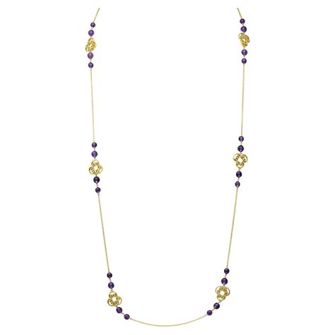 Tiffany And Co Paloma Picasso Amethyst Diamond And Gold Necklace For Sale At 1stdibs Amethyst