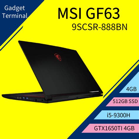 MSI GF63 Thin Price in Malaysia & Specs - RM3295 | TechNave