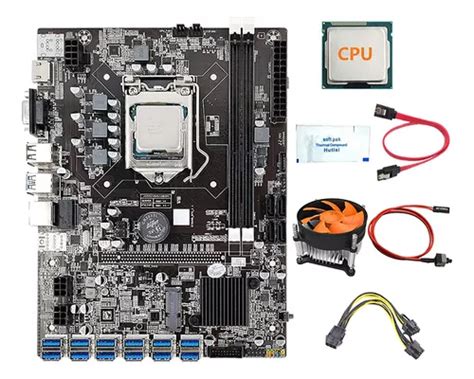 Placa Base Minera B Btc De Gpu Cpu Ventilador Pasta T R Cuotas