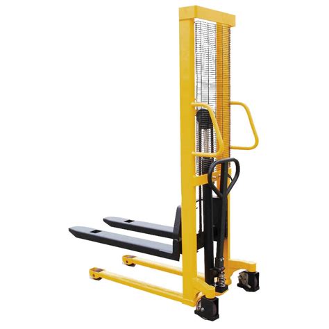 Rudra Mild Steel Hydraulic Manual Hand Stacker For Material Handling