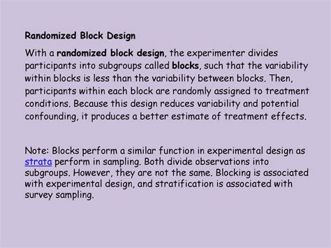 designing experiments