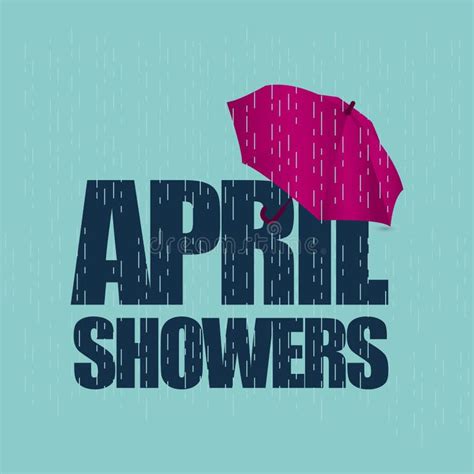 April Showers Bring May Flowers Stock Illustrations 63 April Showers