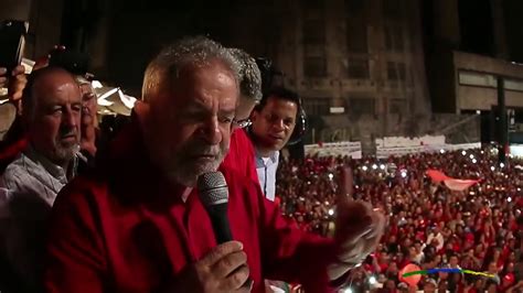 Emocionante Discurso De Lula Na Avenida Paulista Youtube