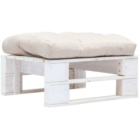 Furniture Limited Repose Pied Palette De Jardin Avec Coussin