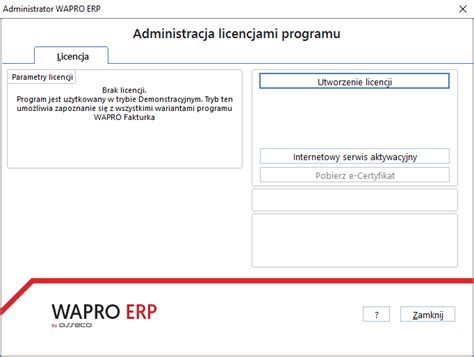 Jak Uruchomi Program Po Raz Pierwszy Wapro Erp