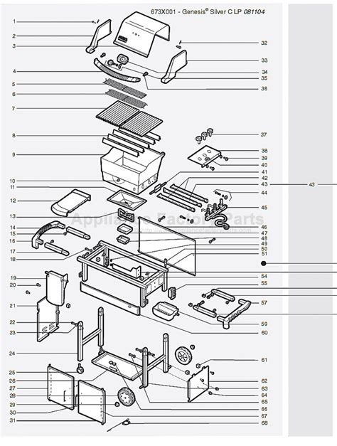 Weber Genesis Silver B Frame Parts | Reviewmotors.co