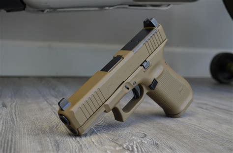 Glock 45 MOS 9mm X Werks FDE Trijicon RMR Suppressor NS Cerakote X Werks