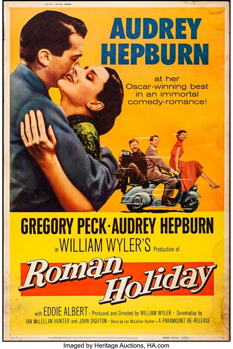 Audrey Hepburn Roman Holiday Poster