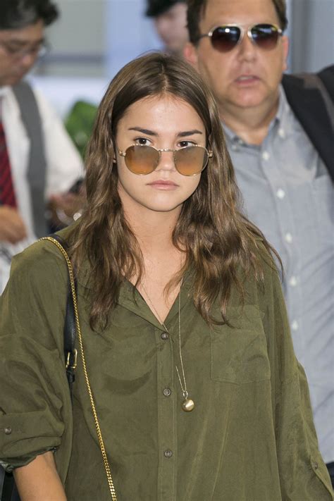 Maia Mitchell Airport Style - Narita International Airport, Japan, July