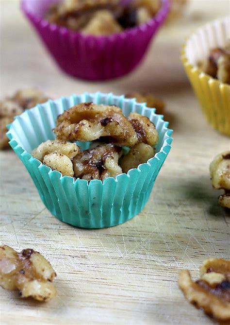 Slow Cooker Glazed Walnuts Recipe - TGIF - This Grandma is Fun