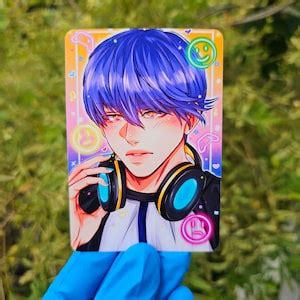 Obey Me Leviathan Fanart Print Photo Card Otome Art Print Levi Digital ...