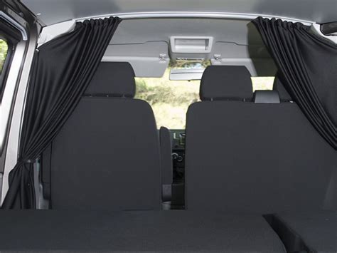 Tailored Black Out Cab Divider Curtain Kit For Vw Transporter T5 03 15 Van Demon