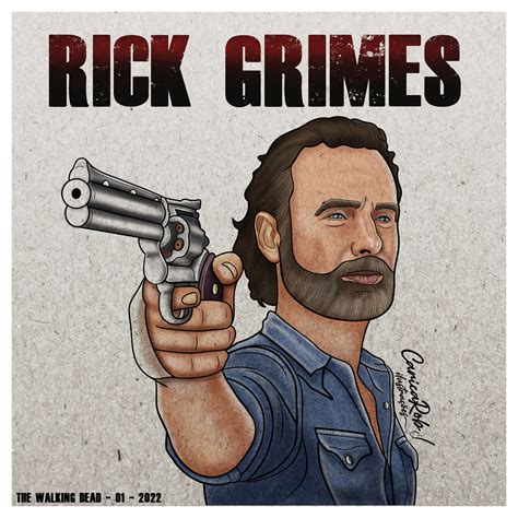 Artstation Rick Grimes The Walking Dead