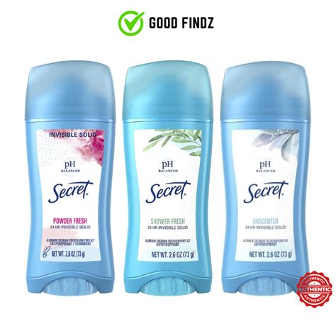 Secret Antiperspirant Deodorant 73g Unscented Shower Fresh Powder