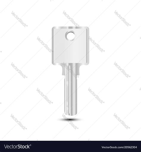 key  white background royalty  vector image