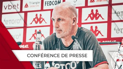 LIVE Conférence de presse avant AS Monaco AJ Auxerre 21e