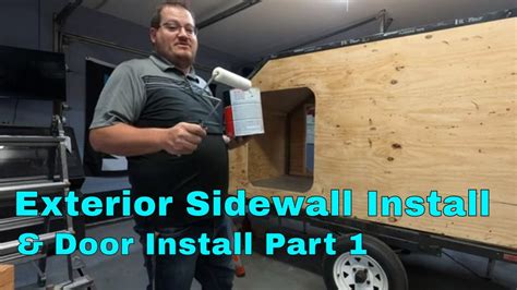 Diy Squaredrop Overland Trailer Side Panel Door Install Part Youtube