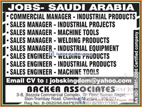 Job Recruitment For Saudi Arabia Gulf Jobs For Malayalees