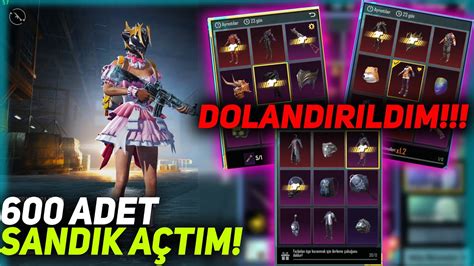 Adet Sandik A Tim Dolandirildim Pubg Mobile Sandik A Ilimi