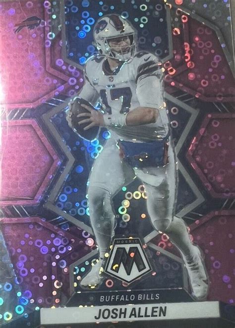 Josh Allen Mosaic No Huddle Pink Price Guide Sports Card