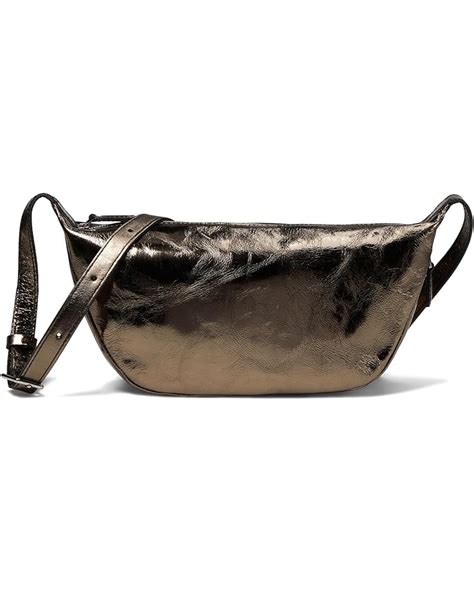 Madewell The Sling Crossbody Bag In Metallic Leather Zappos