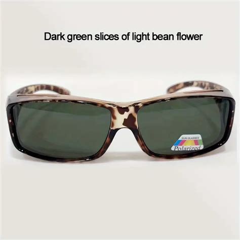 Polarized Sunglasses Men Women Bean Colored Frame Myopia Temu