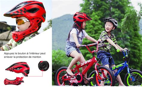 Rockbros Casques Int Grals D Enfant De Bmx V Lo Vtt Casque Complet