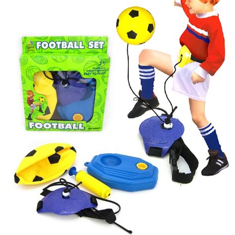 Football Set Toy Soccer Kick Ball Toys Children Portable Inflatable Kid