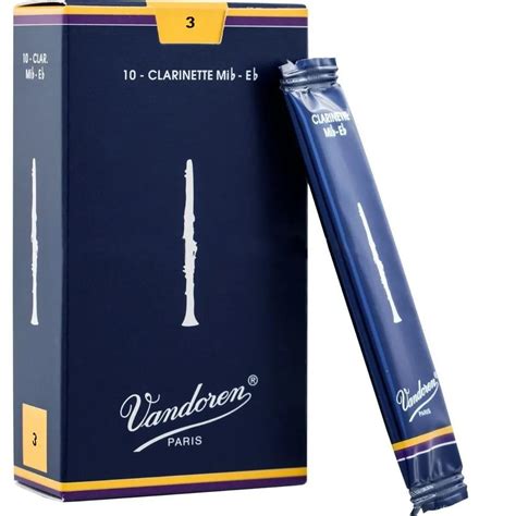 Caixa C 10 Palhetas Clarinete Vandoren Tradicional Sigma Magazine