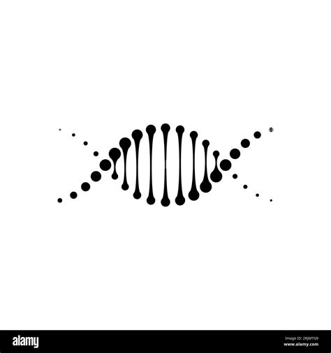 Dna Spiral Icon Dna Molecule Helix Spiral Vector Illustration