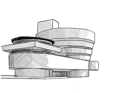 Guggenheim Museum Drawing