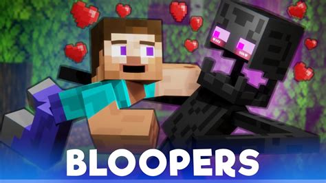 Enderman Attack Bloopers Alex And Steve Life Minecraft Animation