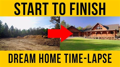 Home Construction Start To Finish Building A New House Time Lapse