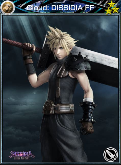 Cloud Dissidia Ff Card Mobius Final Fantasy Wiki