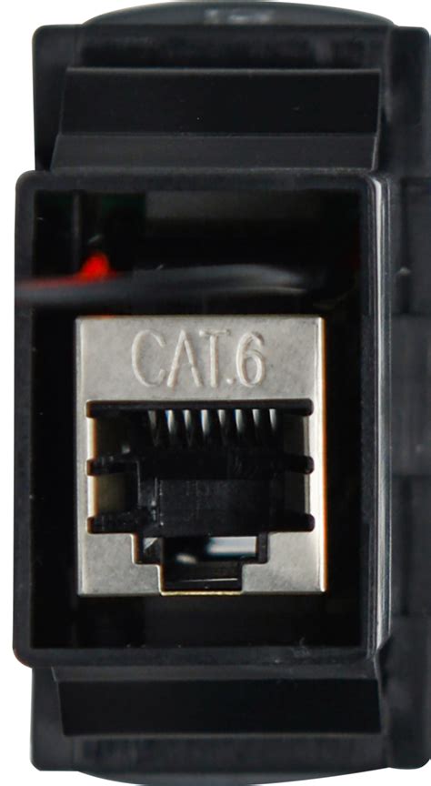 Rj45 Pass Through Adaptor Type 6 Red Led Outback Equipment