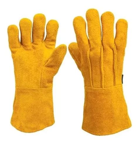 Guantes Carnaza Uso Rudo Largo Truper 14242 MercadoLibre