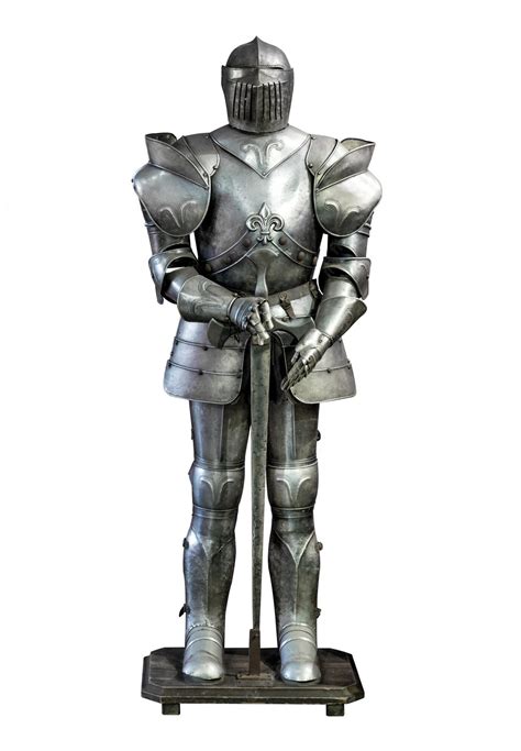 Premium Photo | Set of medieval knight armor