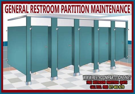 Restroom Partition Maintenance Info, Sales & Installation | Bathroom ...