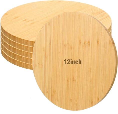 Amazon Zubebe Pcs Bulk Bamboo Cutting Board Wood Chopping Board