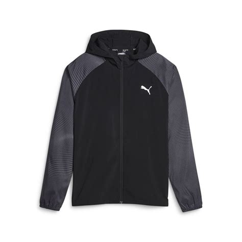 Puma Run Favorite Aop Jacket Black Runnerinn