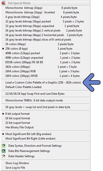 Colors Bitmap Lcd Software Tool Blog About Glcd Displays And