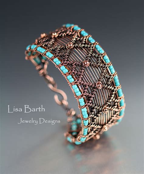 Hand Woven Bracelet With A Design From My New Book Timeless Wire