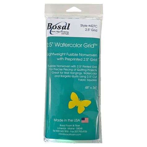 bosal quilters grid  interfacing etsy