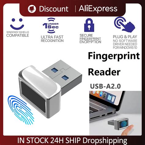 USB Fingerprint Reader Module Liga De Zinco Mini Scanner Biom Trico