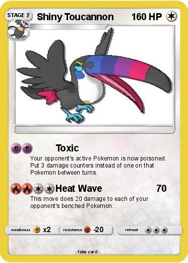 Pokémon Shiny Toucannon 1 1 - Toxic - My Pokemon Card