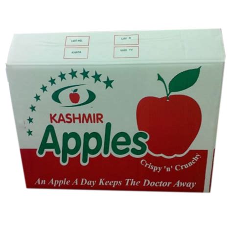 Double Wall Ply Kg Kashmir Apple Corrugated Box At Rs Piece In