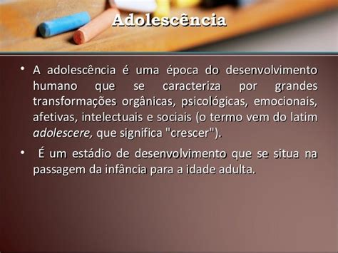 Desenvolvimento Adolescência